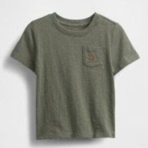 NWT BabyGap Baby & Toddler Mix & Match Pocket T-Shirt (Green)